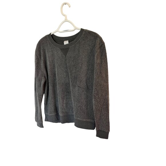 No Boundaries Gray Fleece Pullover Sweatshirt Size M - Picture 3 of 7